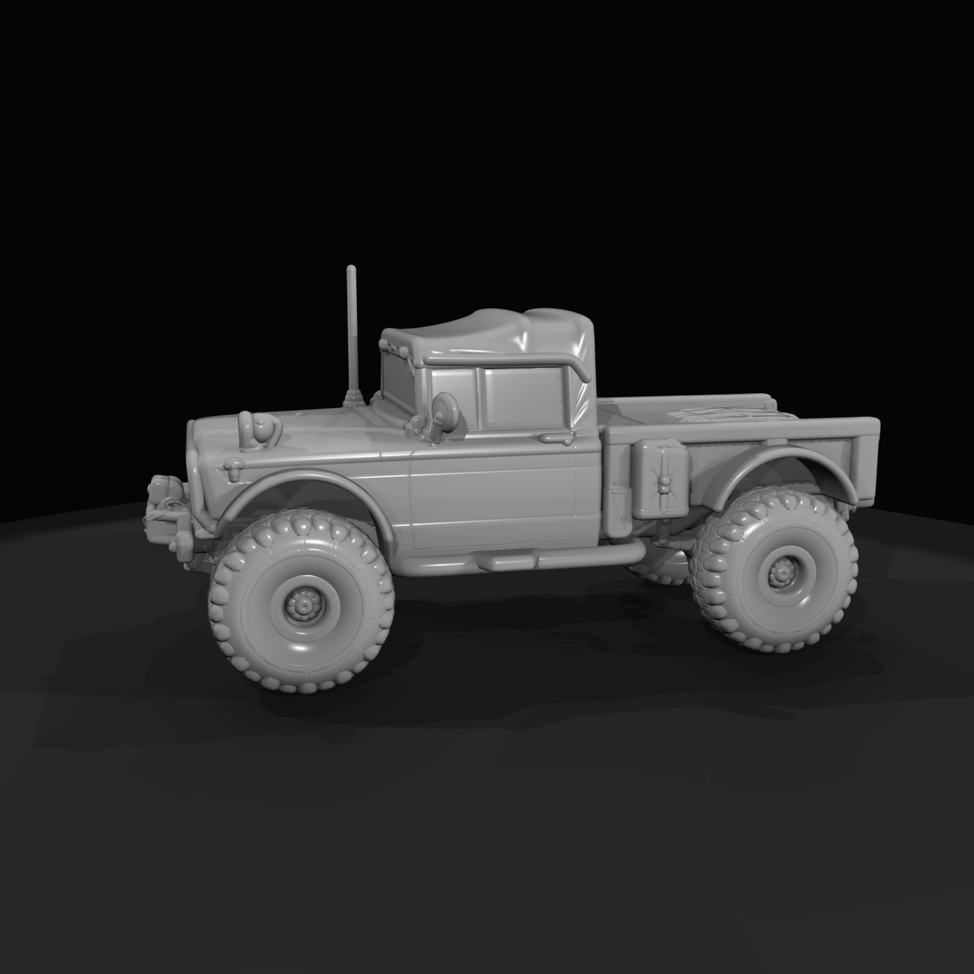 Jeep Kaiser M715 Olive Drab Ogre 1967
