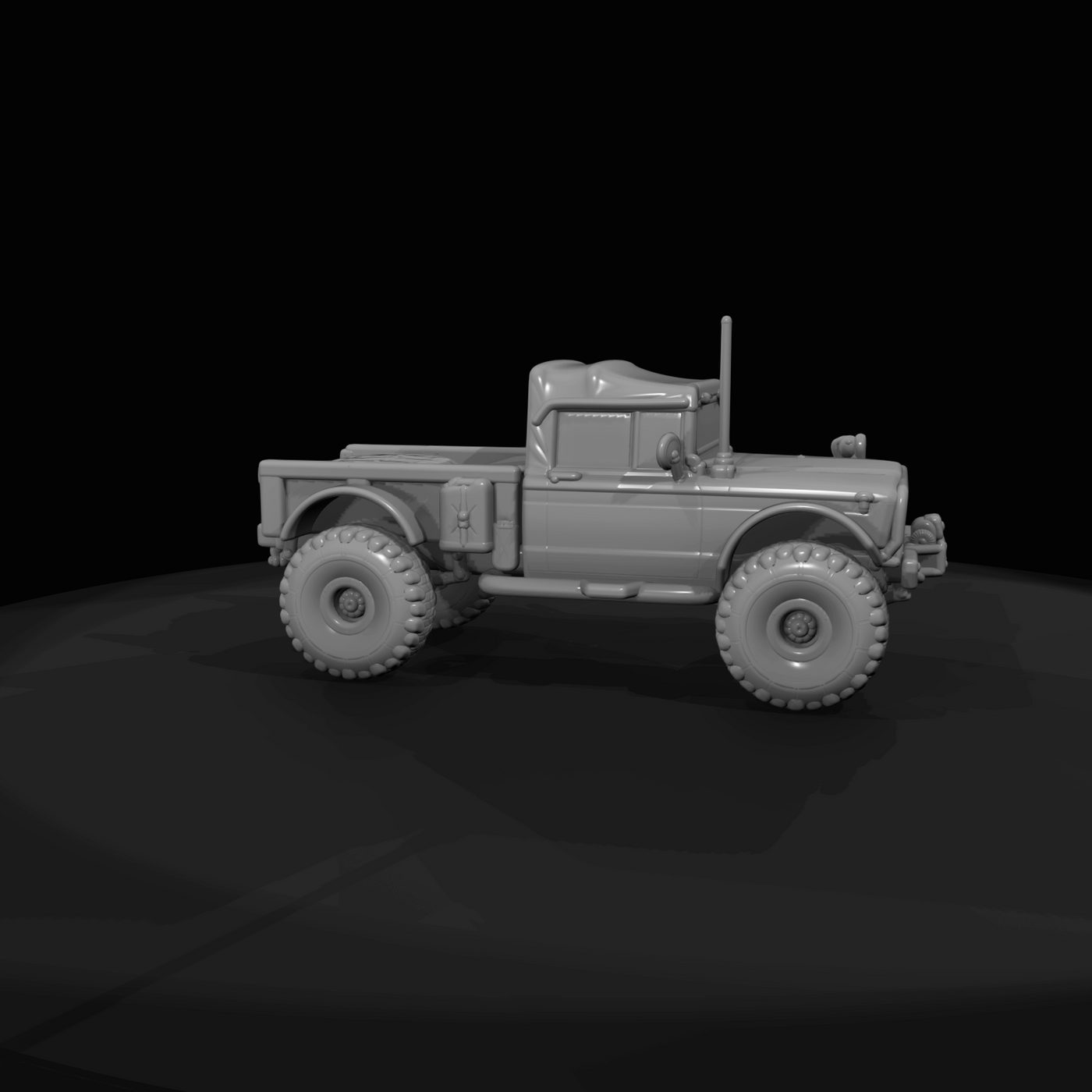 Jeep Kaiser M715 Olive Drab Ogre - 1967 (estimated)