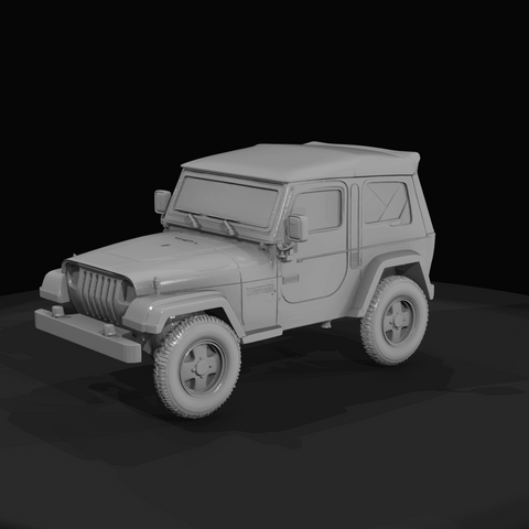 Jeep Wranger 1987 L3880 W1700