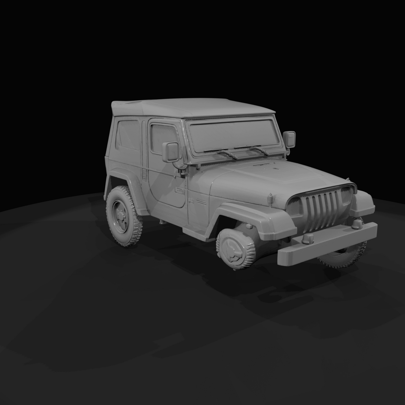 Jeep Wranger 1987 L3880 W1700