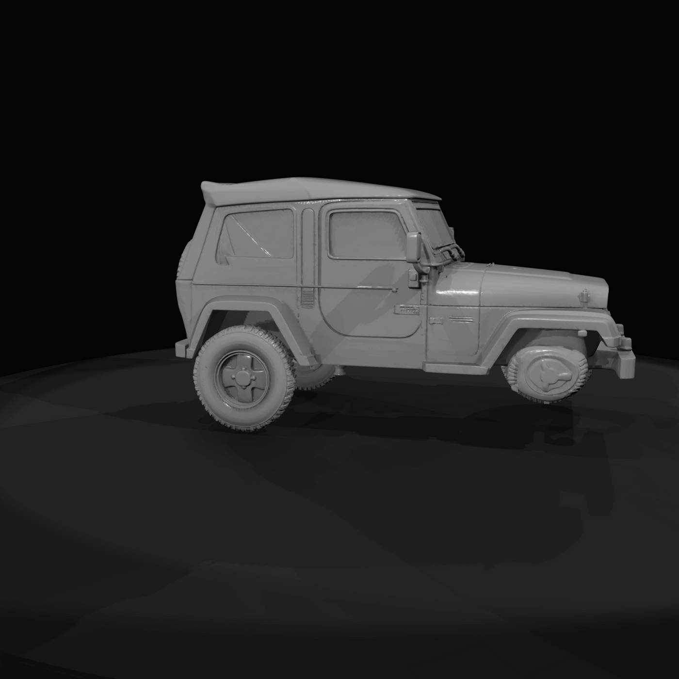 Jeep Wranger 1987 L3880 W1700