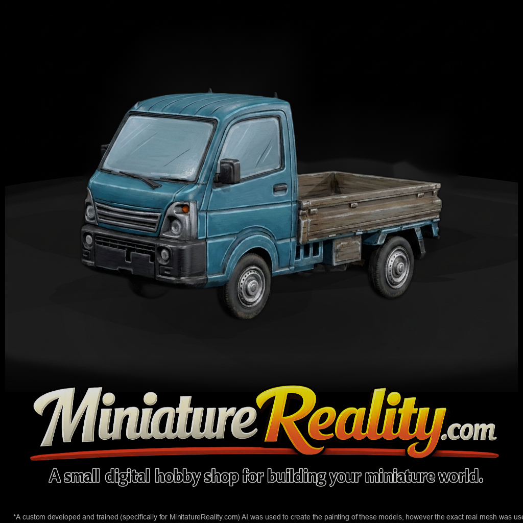 Kei Mini Pickup Truck — Diorama Vehicle