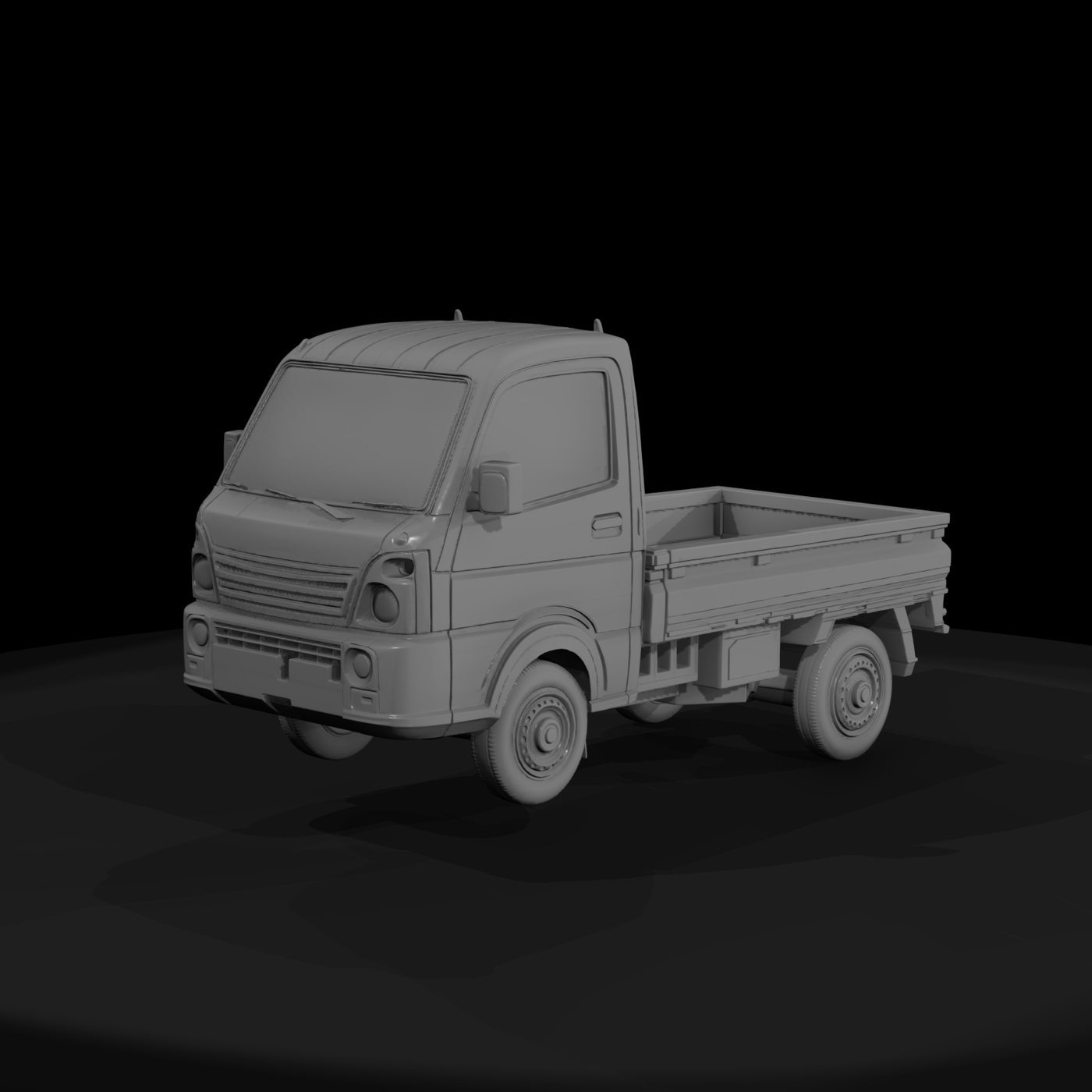 Kei Mini Pickup Truck — Diorama Vehicle
