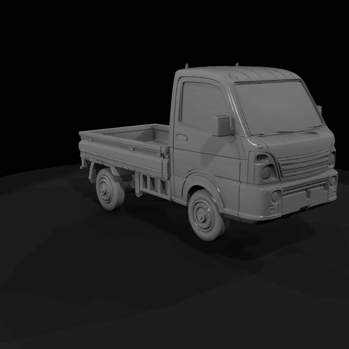 Kei Mini Pickup Truck — Diorama Vehicle