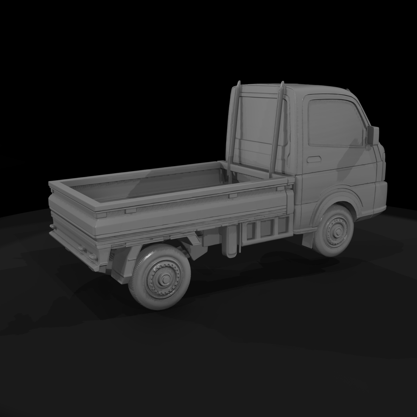Kei Mini Pickup Truck — Diorama Vehicle