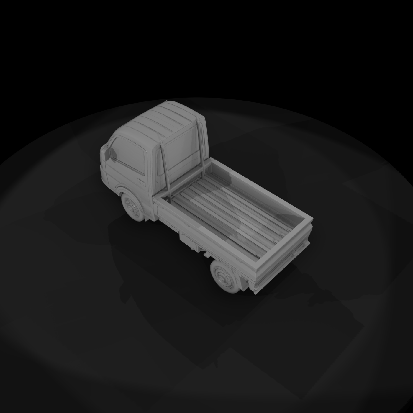 Kei Mini Pickup Truck — Diorama Vehicle
