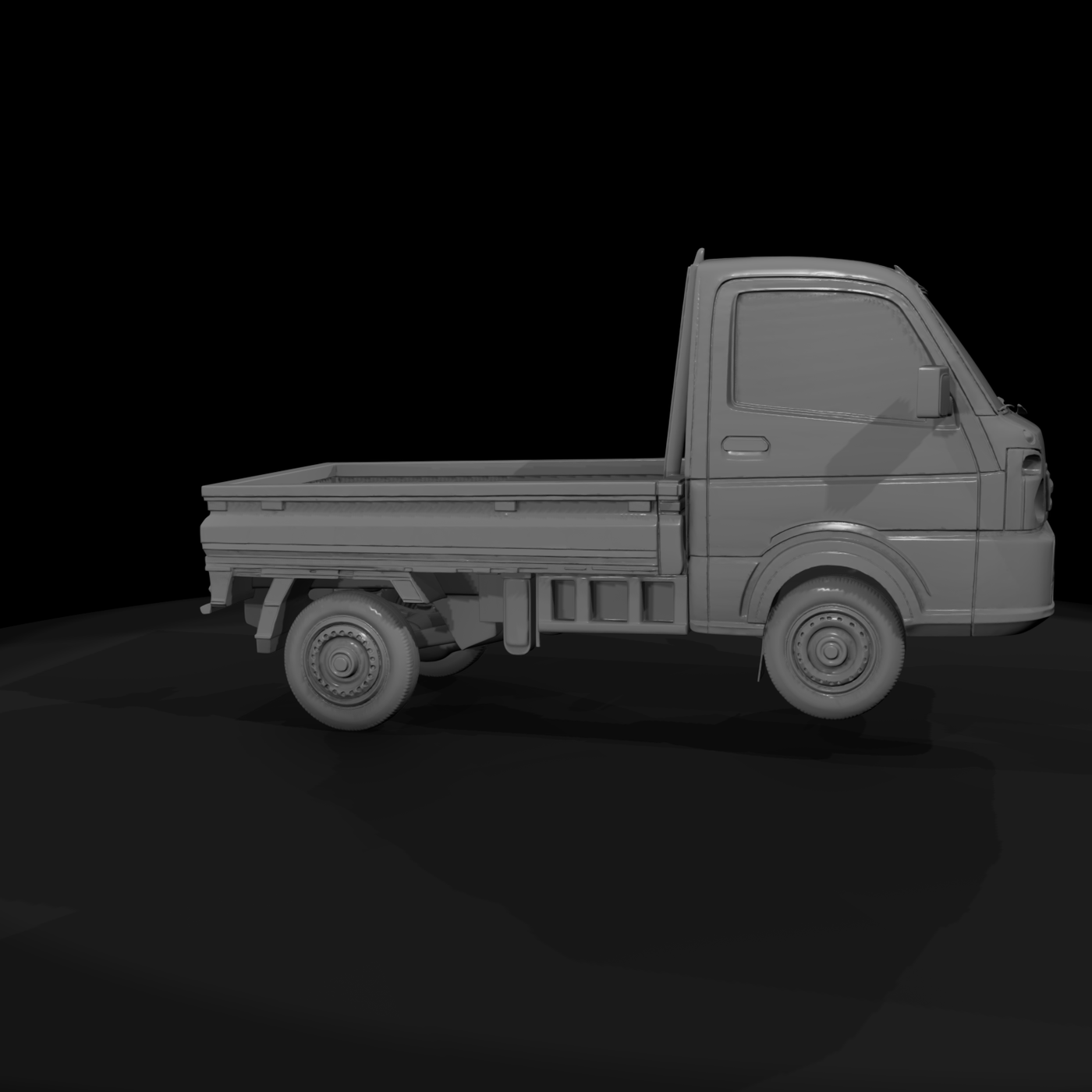 Kei Mini Pickup Truck — Diorama Vehicle