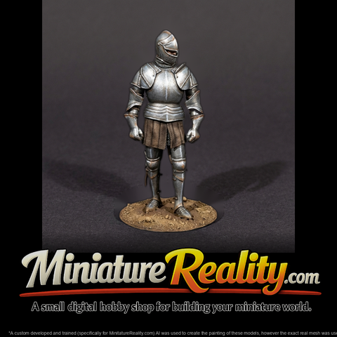 Knight in Plate Armor — Standing Figure for Dioramas & HO
