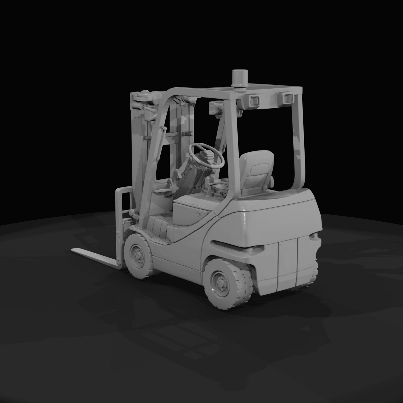 Komatsu AE50 Electric Forklift (estimated)