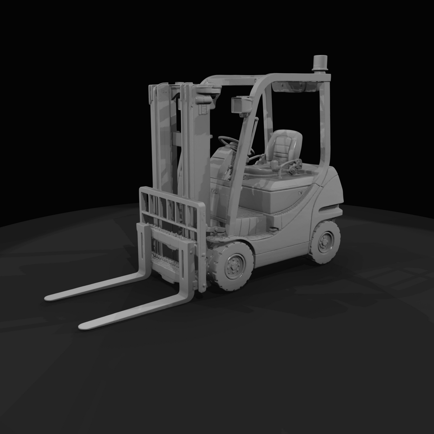 Komatsu AE50 Electric Forklift (estimated)