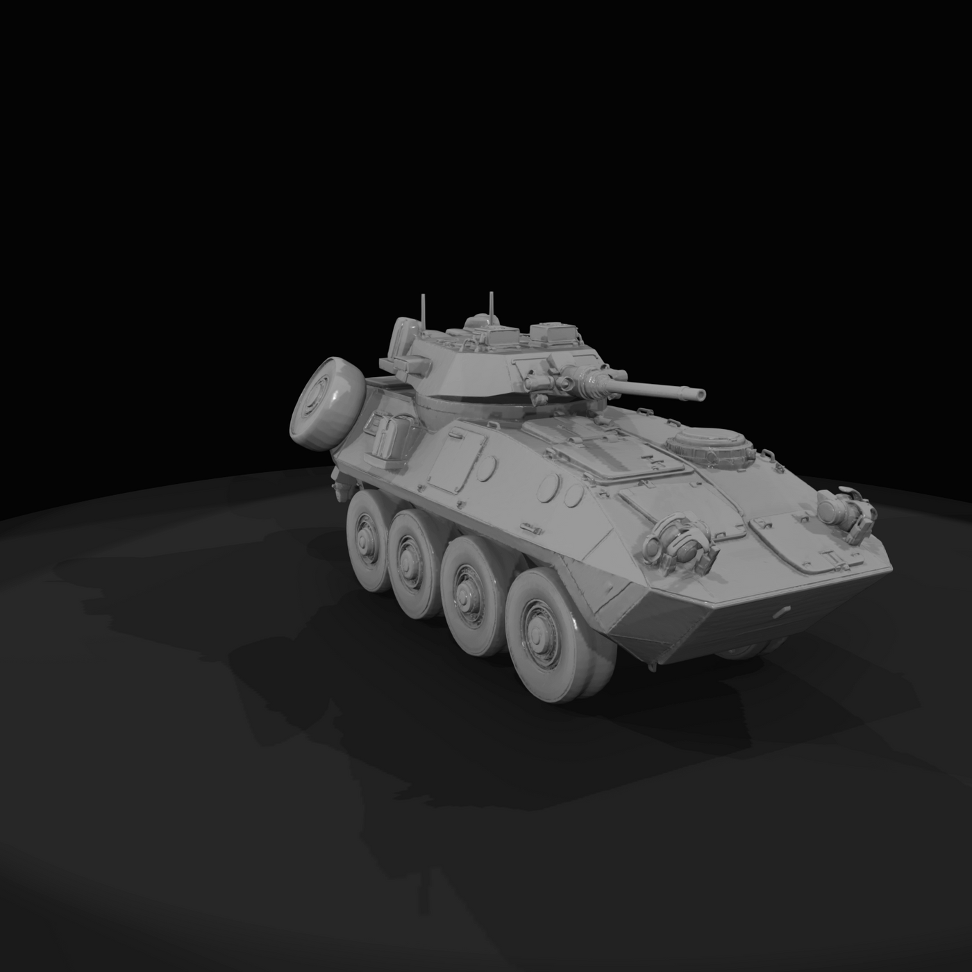 Lav Amphibious Armored Reconnaissance Vehicle (estimated)