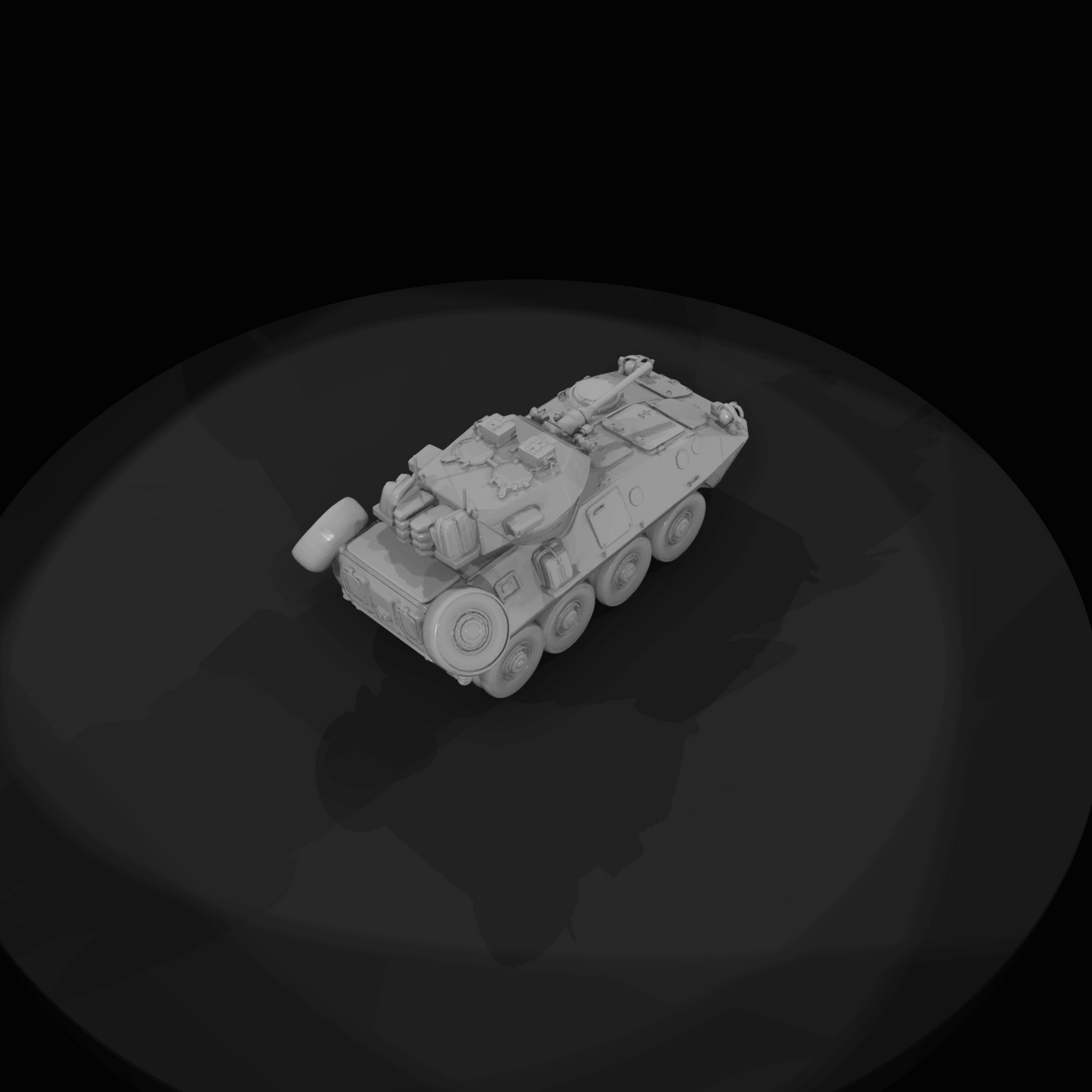 Lav Amphibious Armored Reconnaissance Vehicle (estimated)