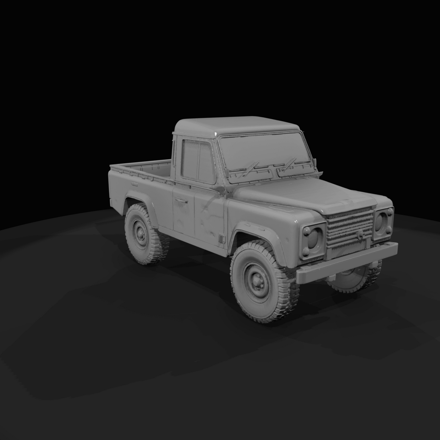 miniature pickup truck (toy/model)