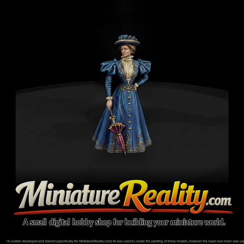 Le Costume Moderne 1896 fashion figure for diorama