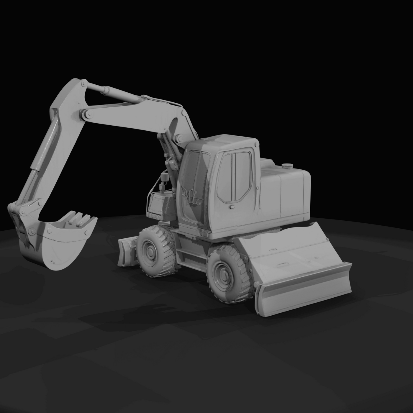 Liebherr 316 Wheeled Excavator (2000s)