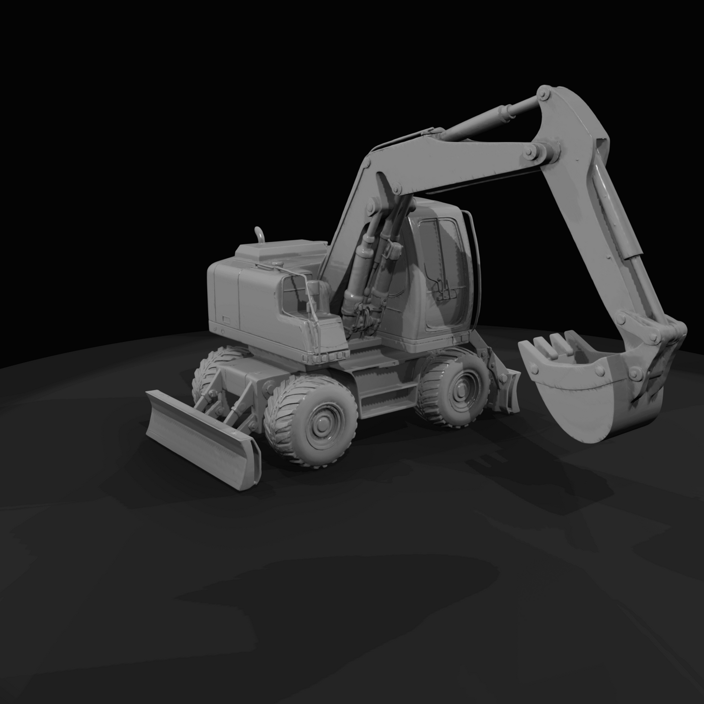 Liebherr 316 Wheeled Excavator (2000s)