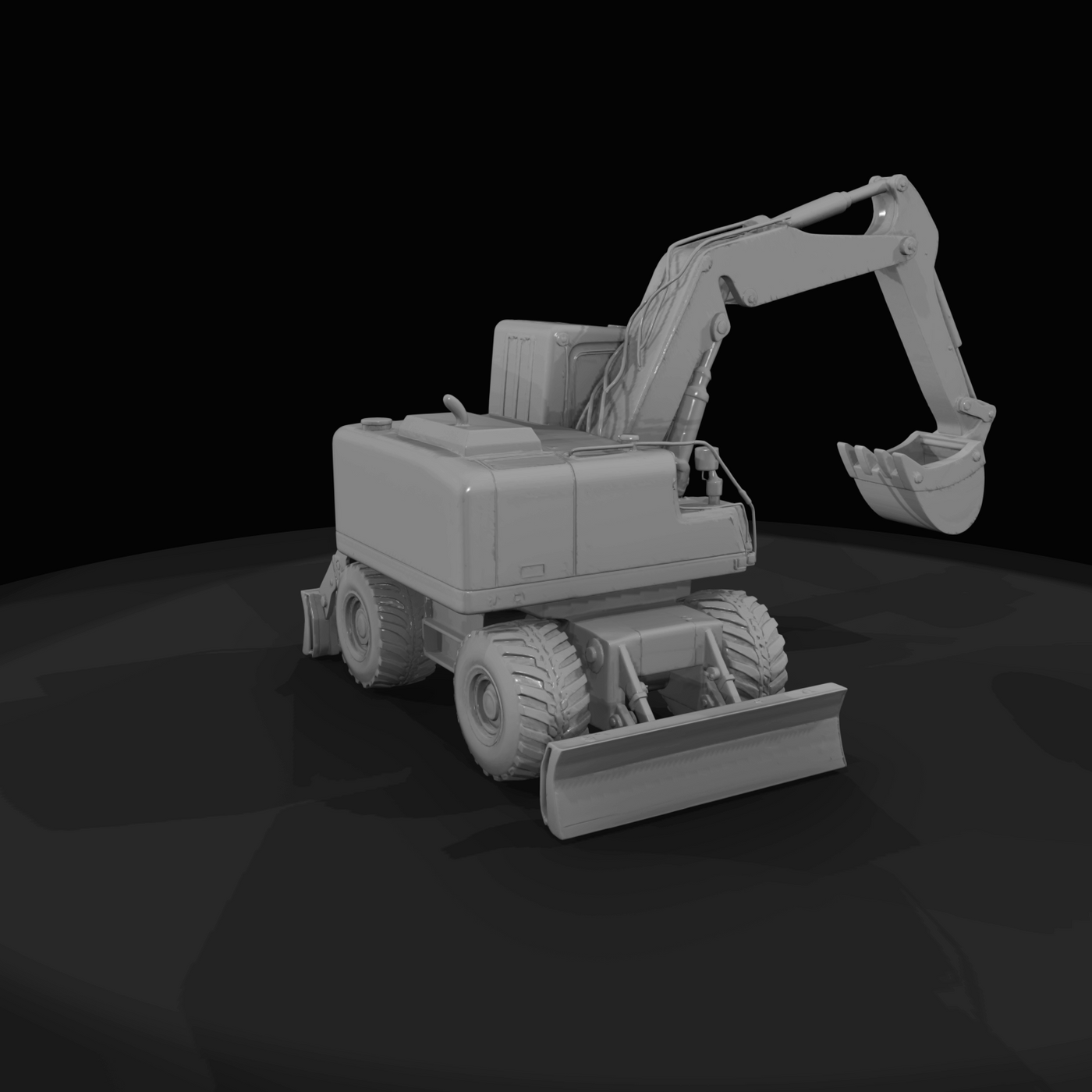 Liebherr 316 Wheeled Excavator (2000s)