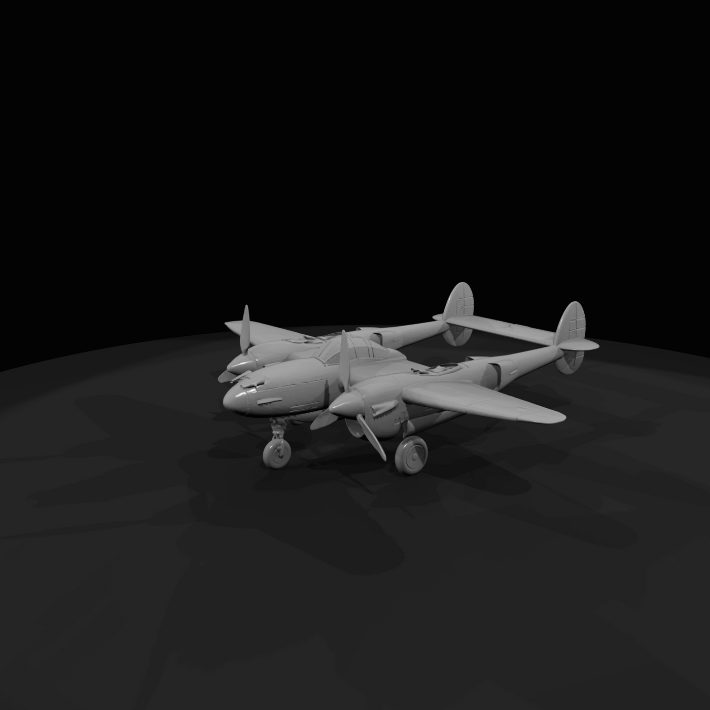 Lockheed P 38D Lightning (estimated)