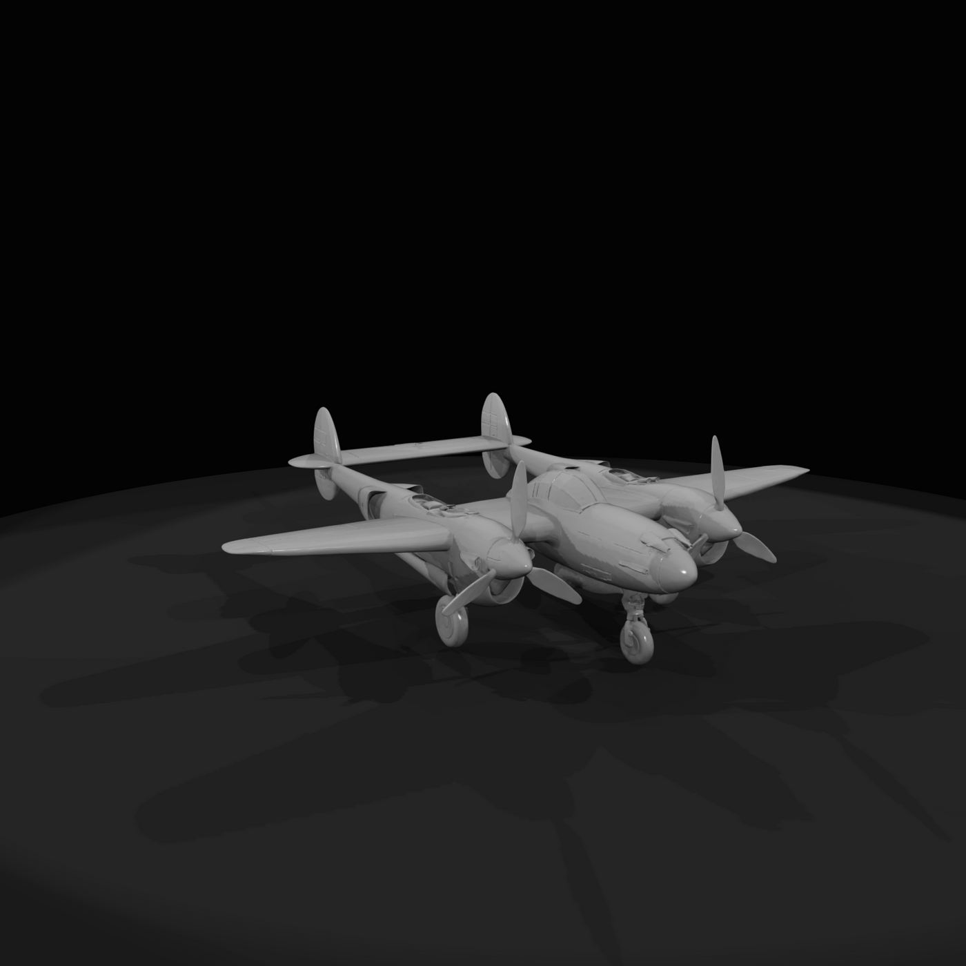 Lockheed P 38D Lightning (estimated)