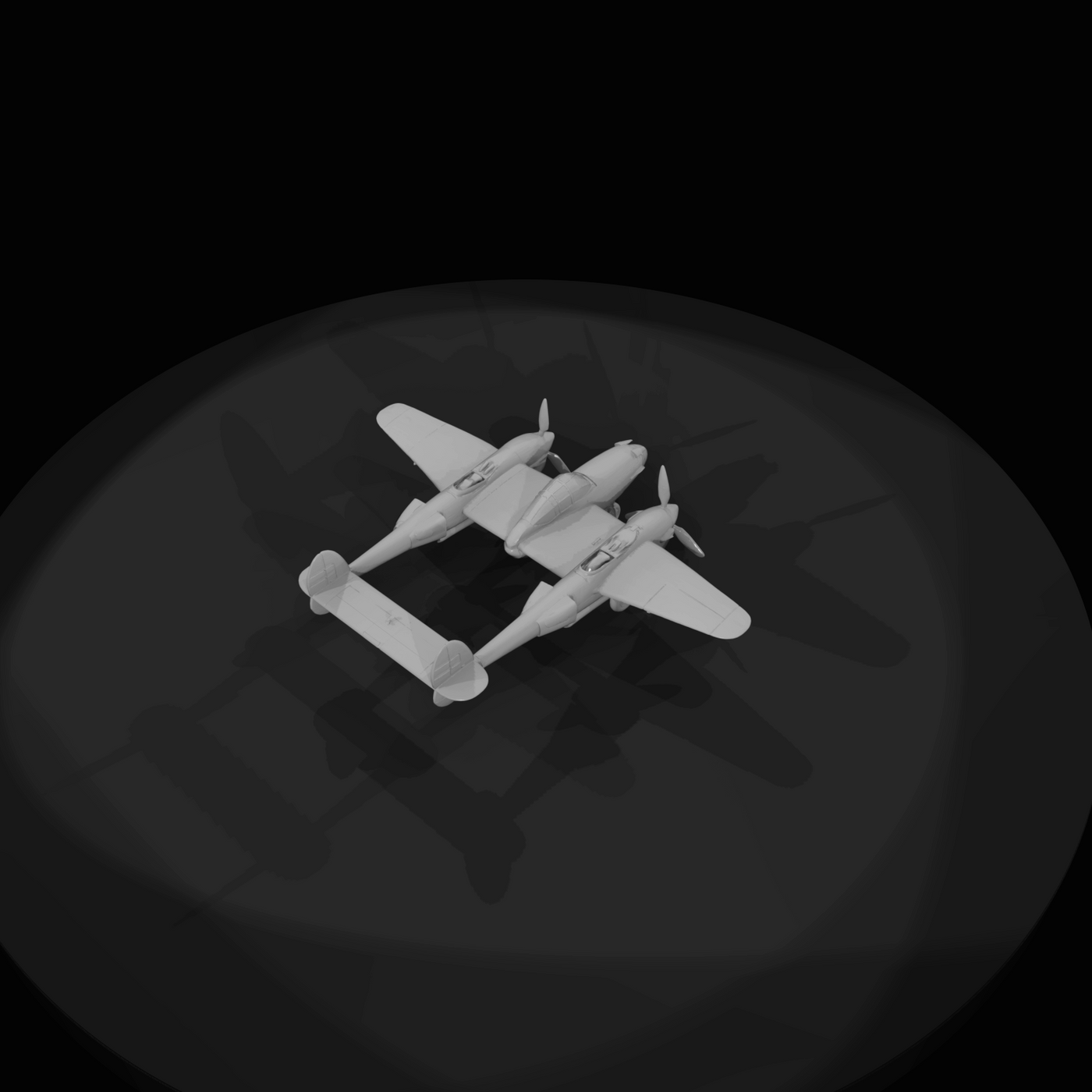 Lockheed P 38D Lightning (estimated)