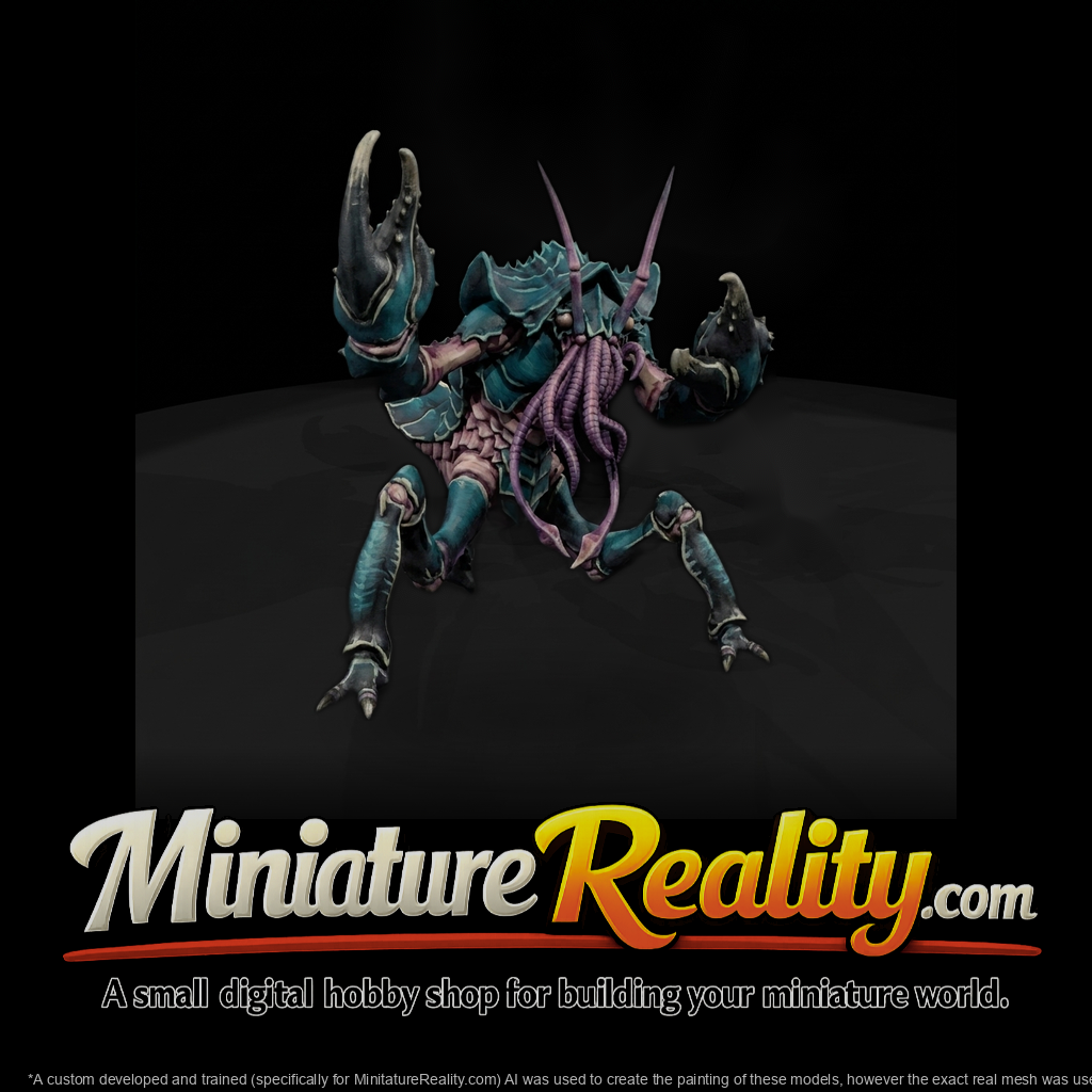 Lovecraftian Crayfish Monster Miniature