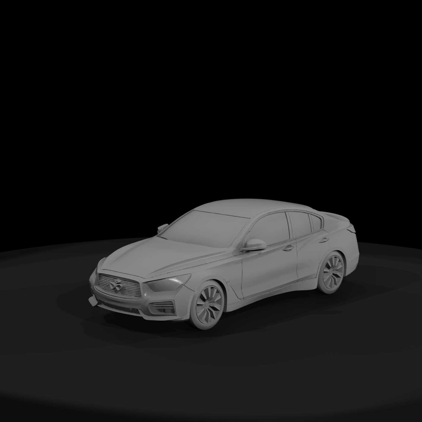 HO 1:87 Luxury Sedan Car Model for Dioramas