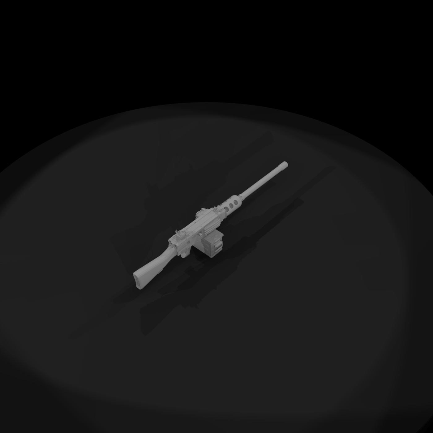 M2 Browning 50 cal machine gun