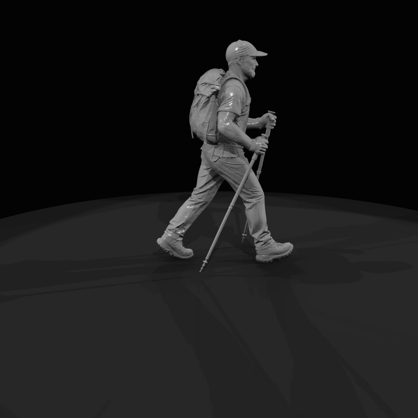 Modern Hiker Figure (2020s) — Hiker
