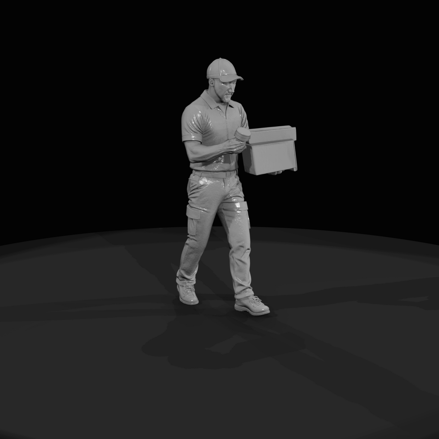 MODERN DELIVERY PEOPLE Package locker worker