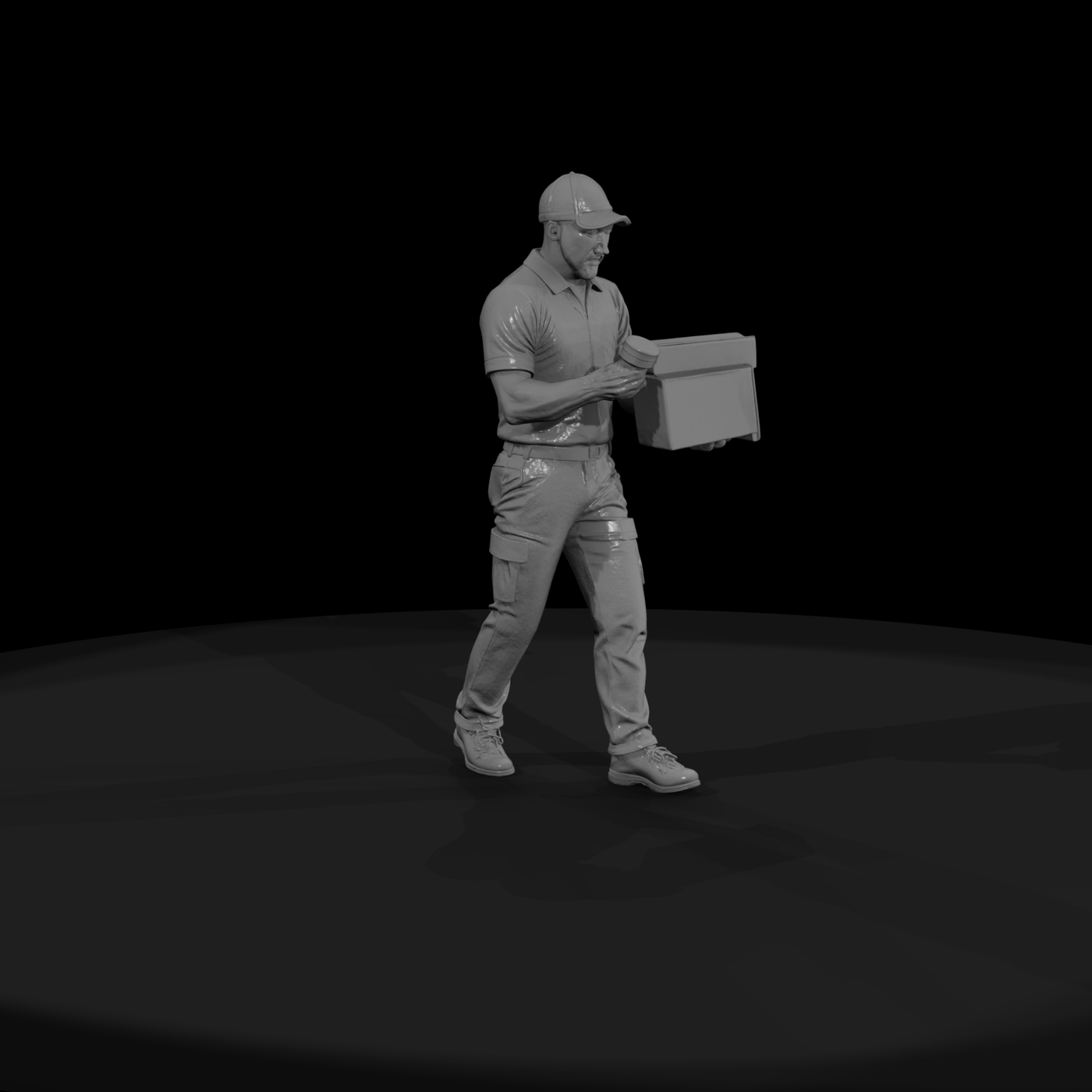 MODERN DELIVERY PEOPLE Package locker worker