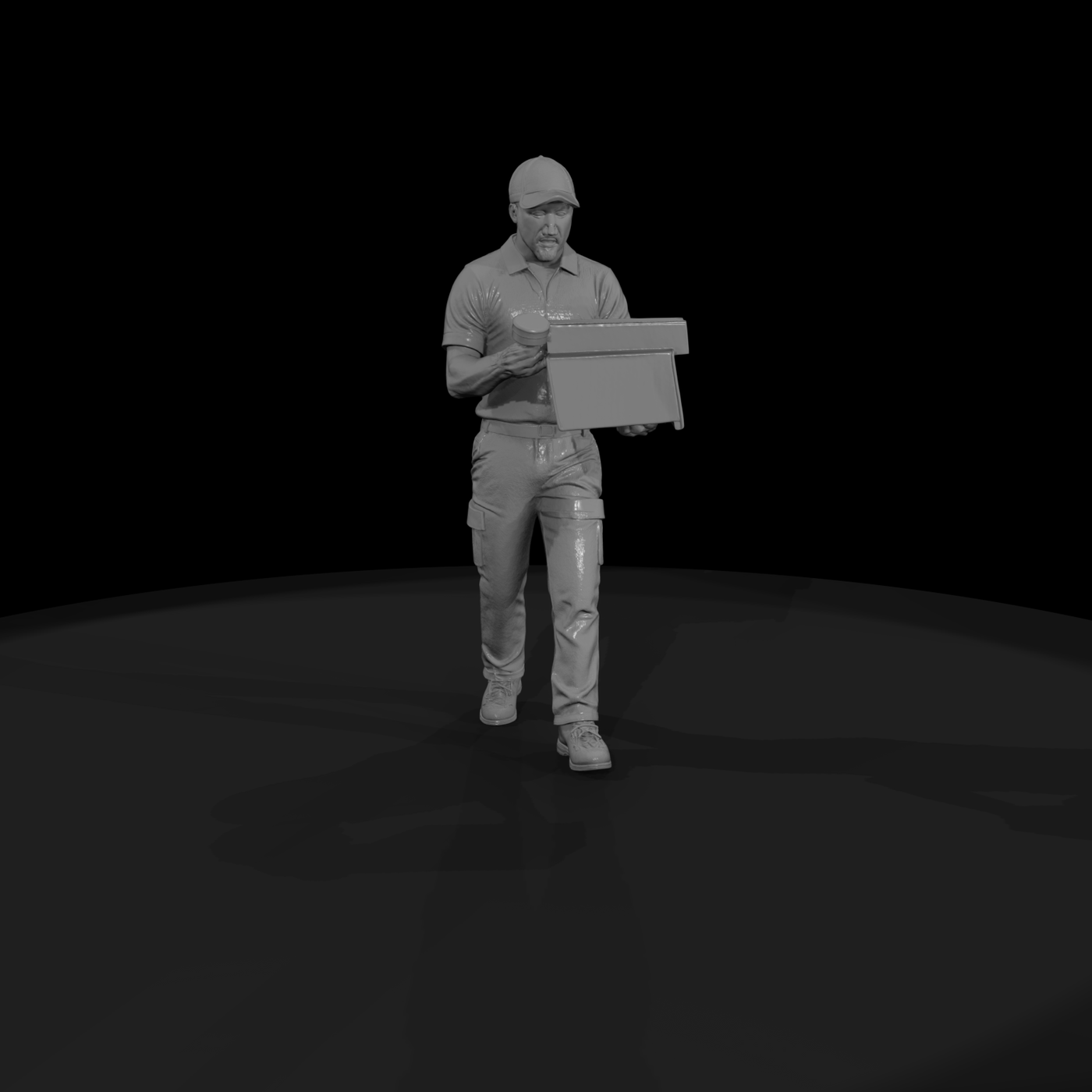 MODERN DELIVERY PEOPLE Package locker worker