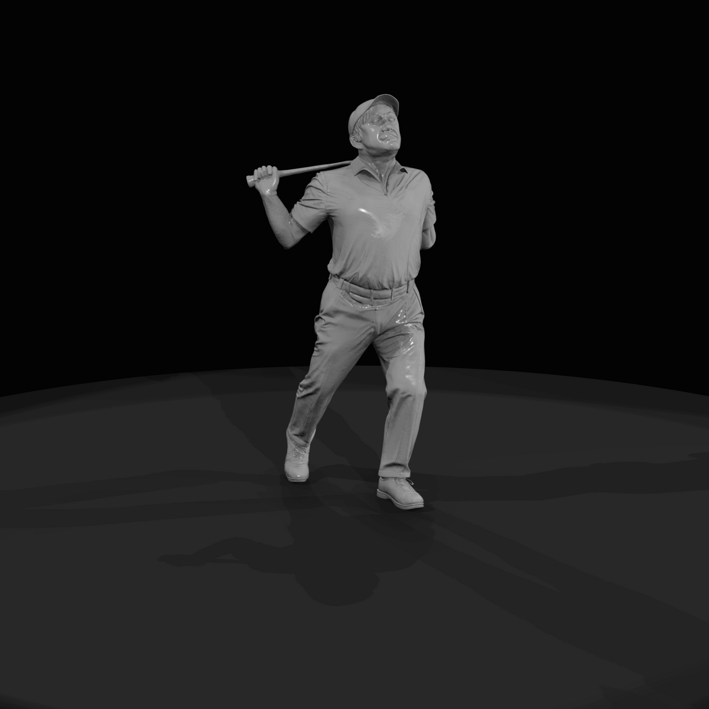 Golfer Figure (estimated)