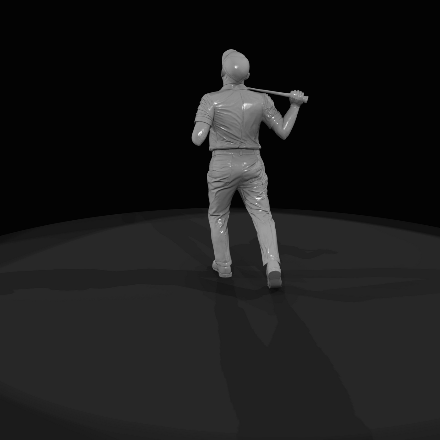 Golfer Figure (estimated)