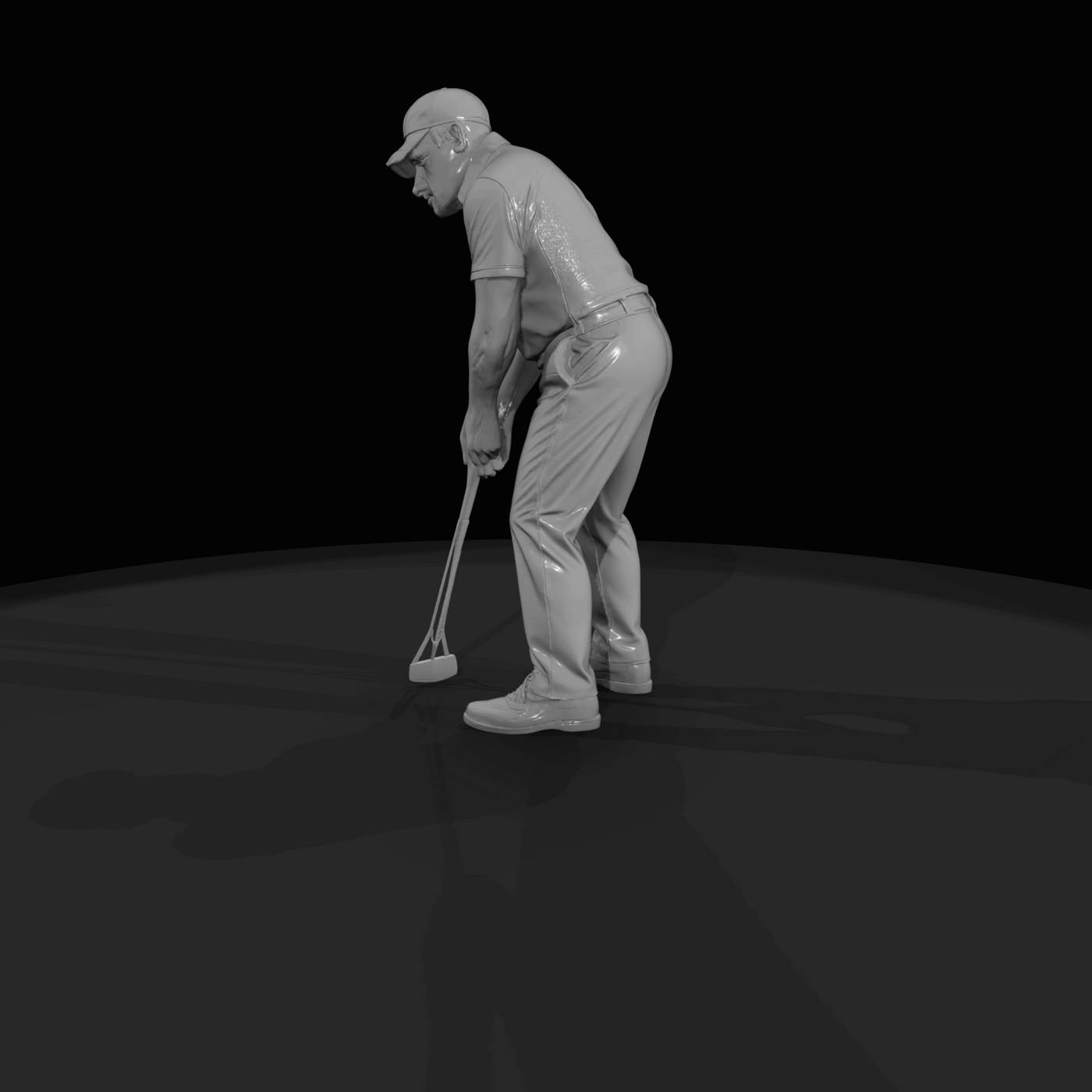 Golfer Figure (estimated)