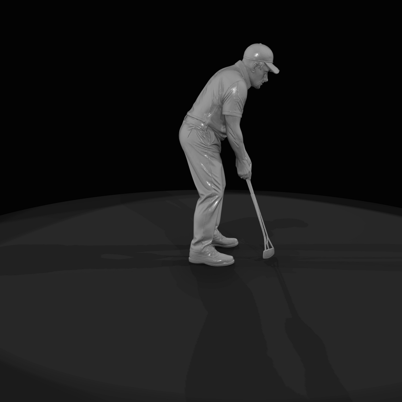 Golfer Figure (estimated)