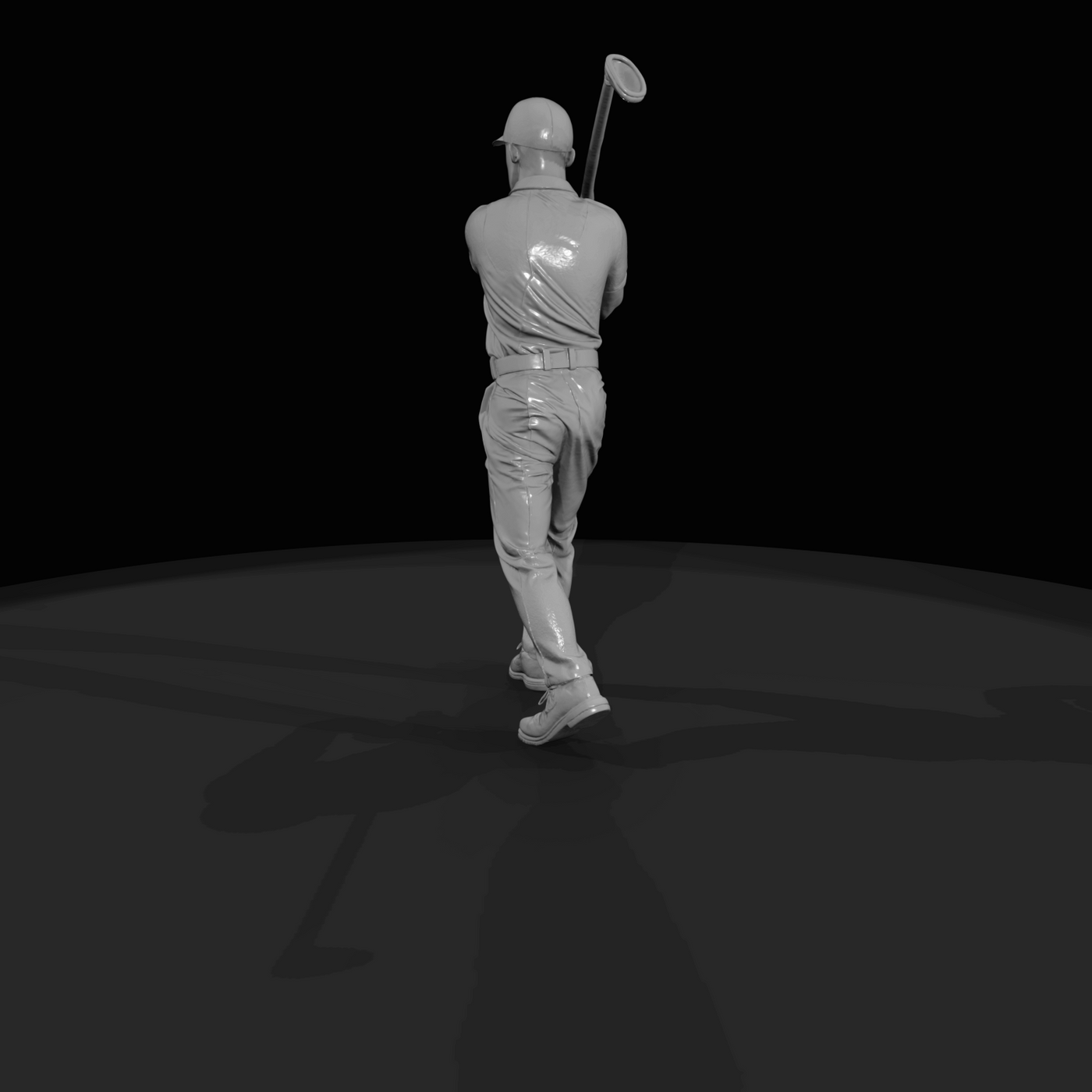 Golfer Figure (estimated) — 3