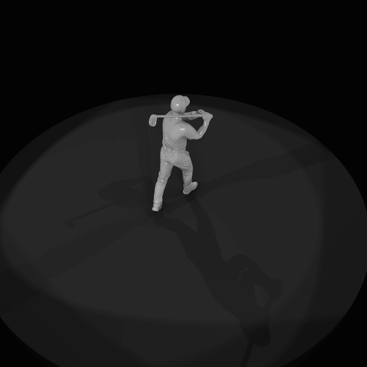 Golfer Figure (estimated) — 3
