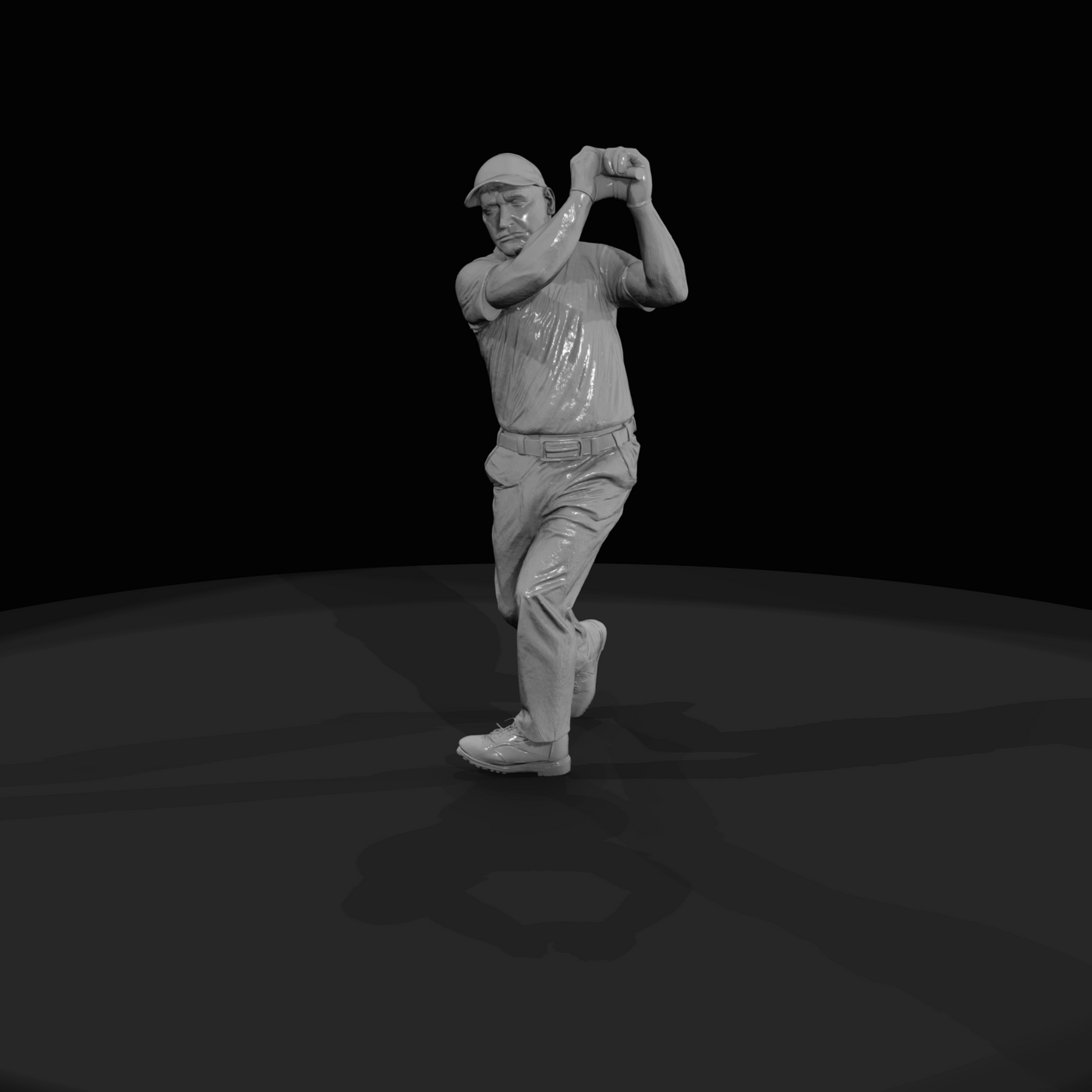Golfer Figure (estimated)