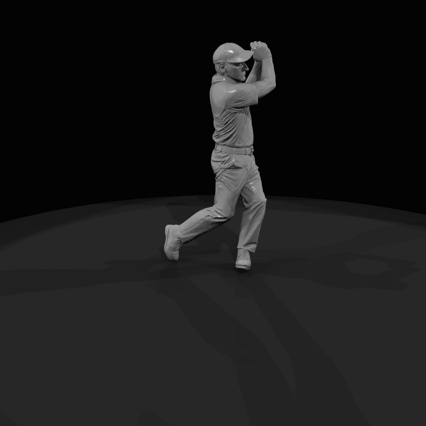 Golfer Figure (estimated)