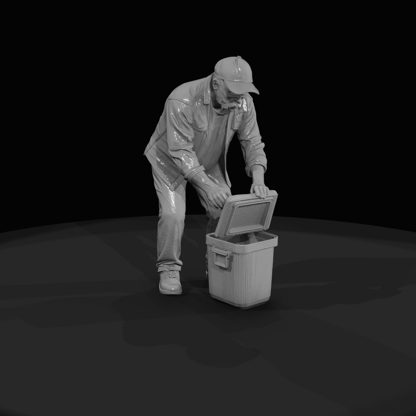 Modern Men Fishing Fisherman (2010s-2020s)