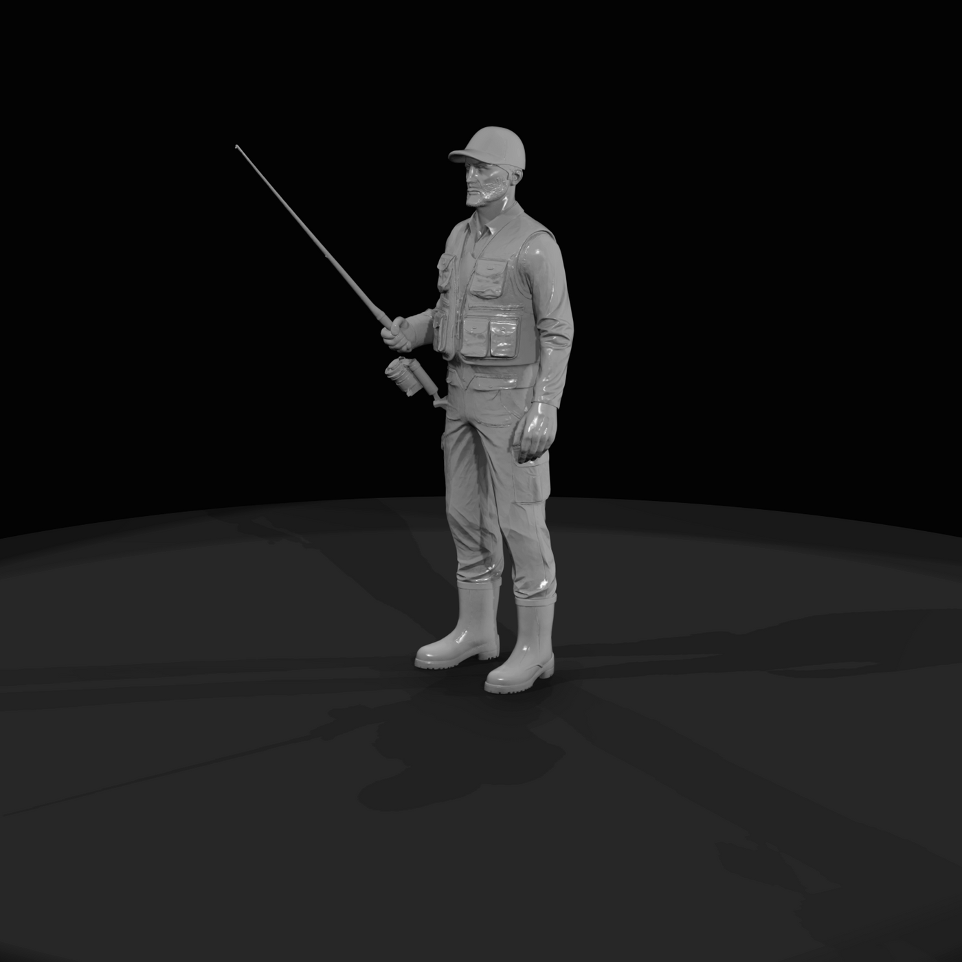 MODERN MEN FISHING Fly‑fisher (estimated)