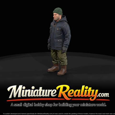 MODERN MEN FISHING Ice fisher