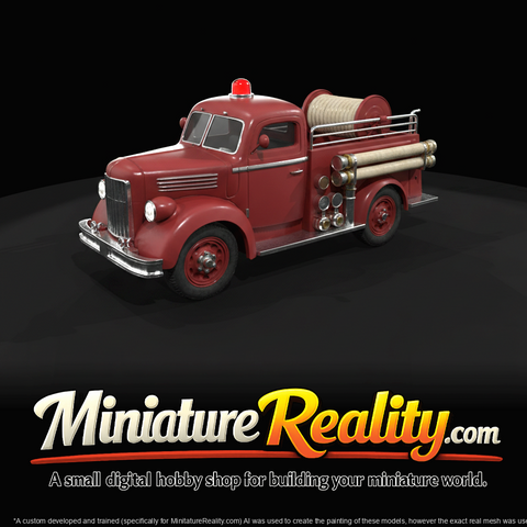 vintage fire truck