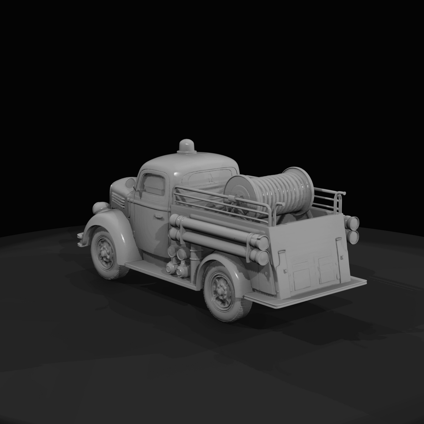 vintage fire truck