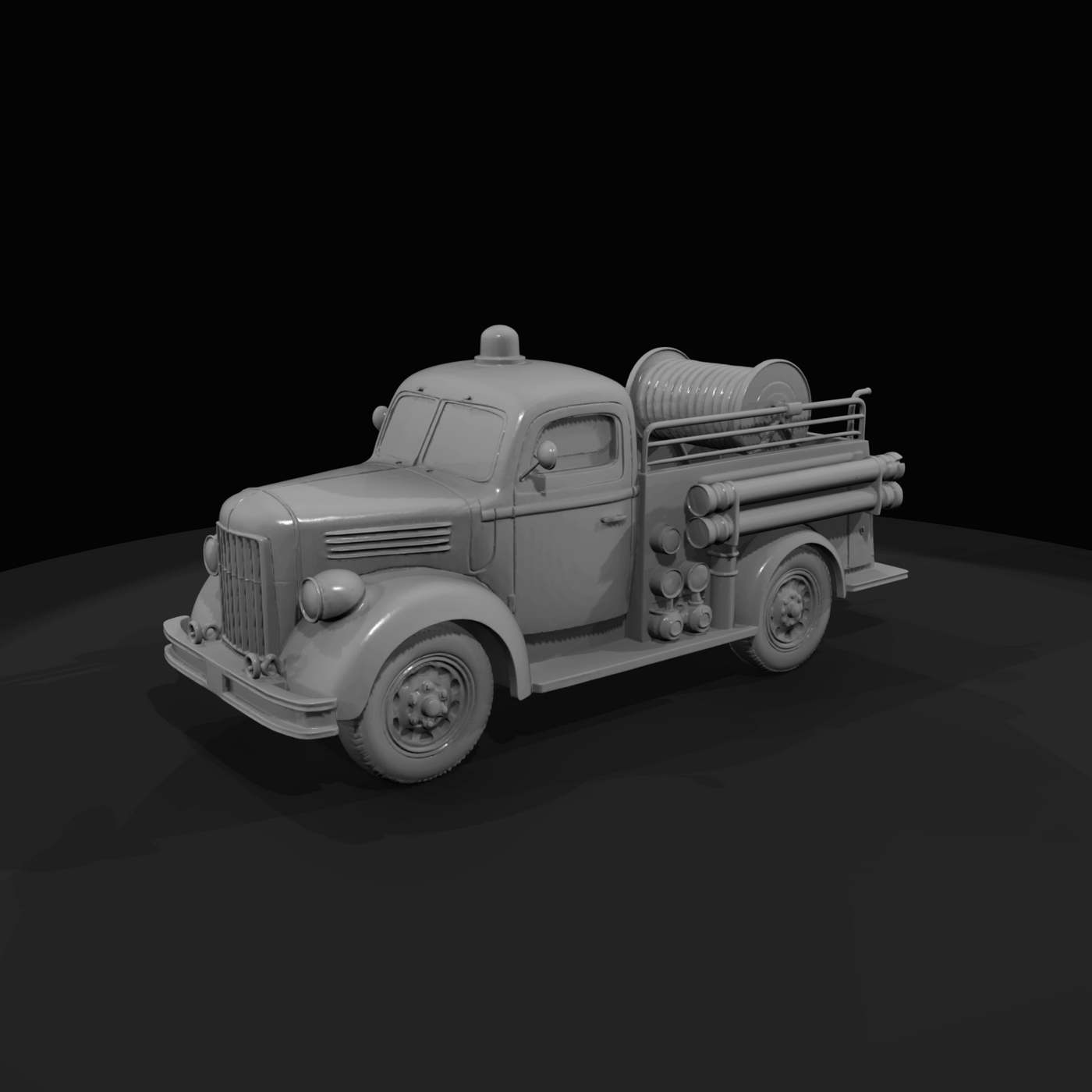vintage fire truck
