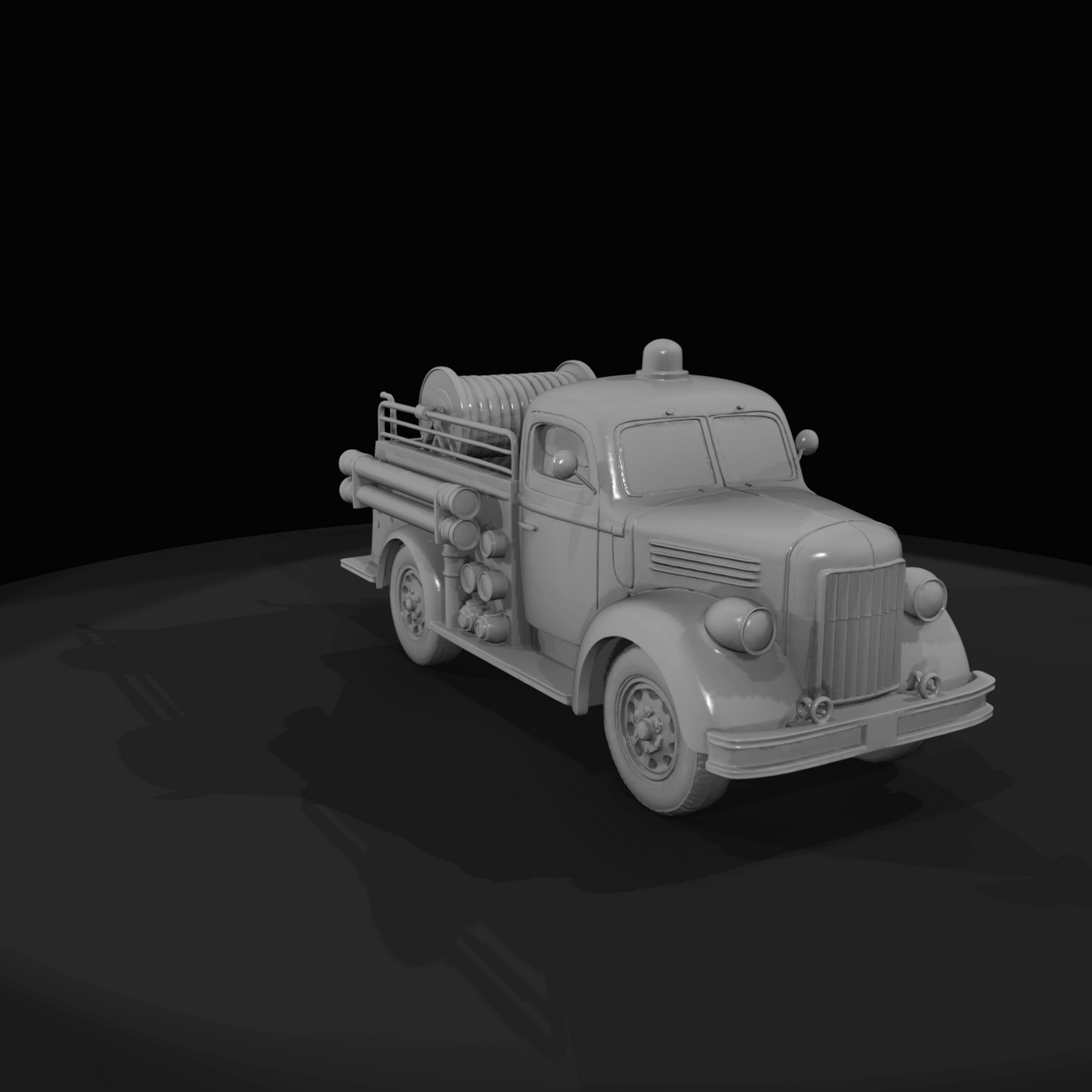 vintage fire truck