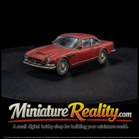 Maserati-style GT Coupe Model HO 1:87
