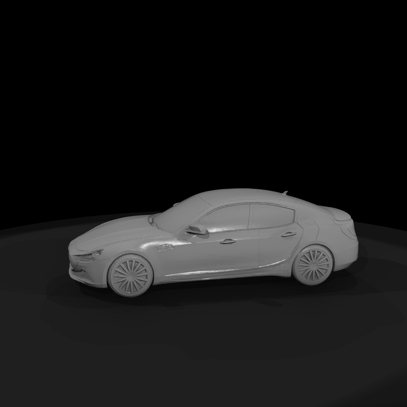 Maserati Ghibli Sedan (1:87 HO) for Dioramas