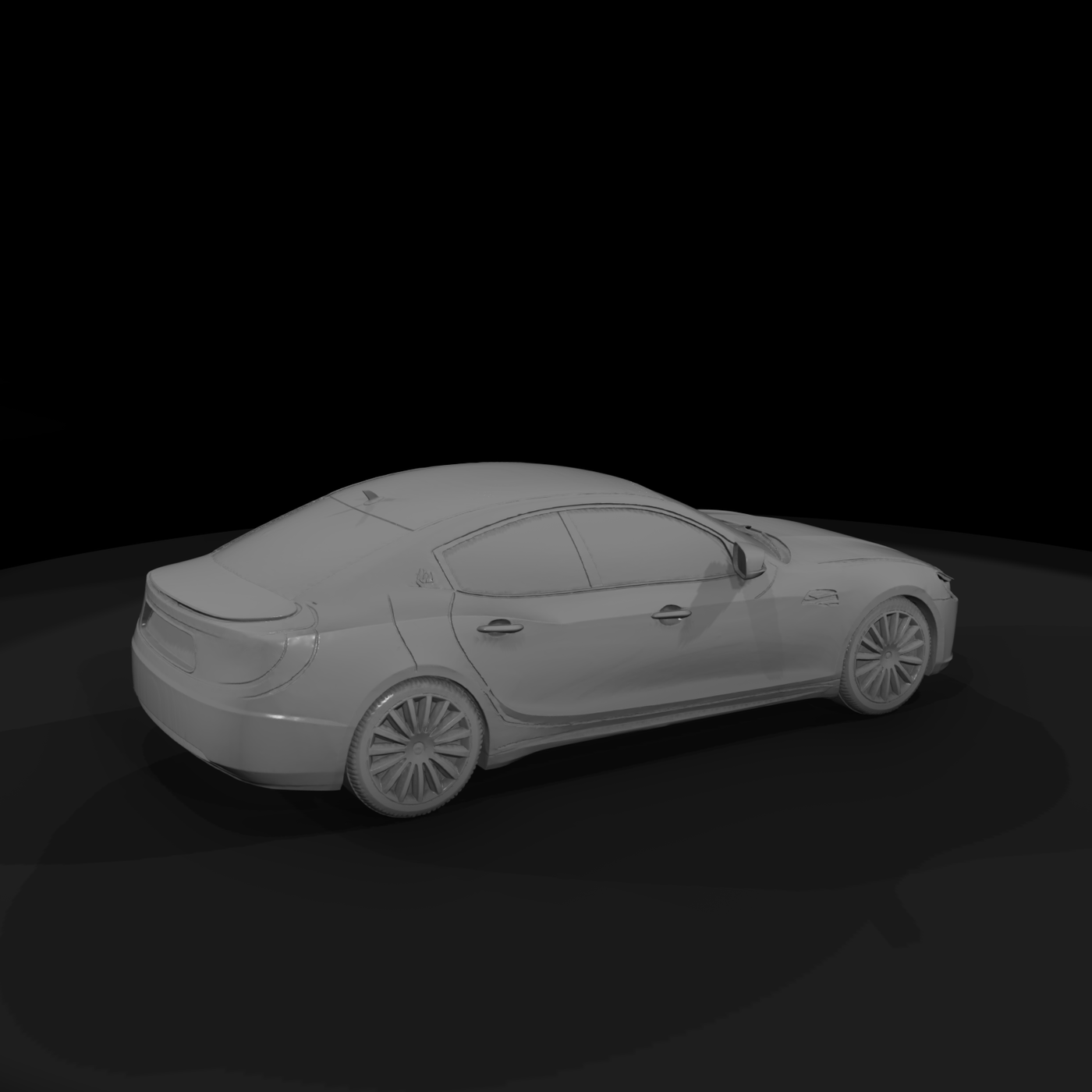 Maserati Ghibli Sedan (1:87 HO) for Dioramas