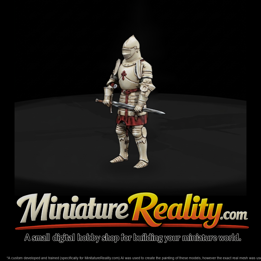 Medieval Full-Plate Knight — Figure